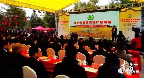 兴宁首届农特产品展销暨农电商交流贸易会隆重开幕，文化艺术交流活动同步启动